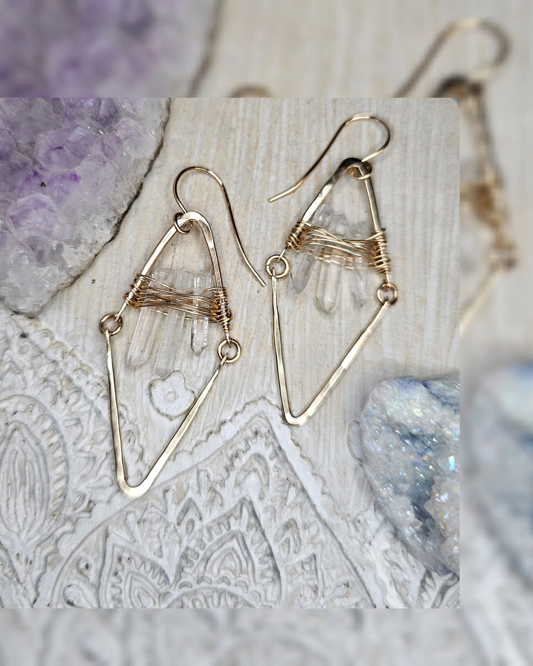 Crystal Grotto Earrings