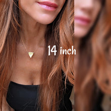 Hammered Triangle Necklace