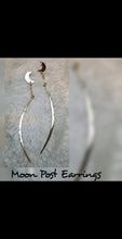 Moon Post Earrings