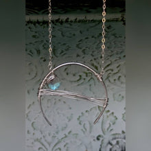 Wrapped Arch Labradorite necklace