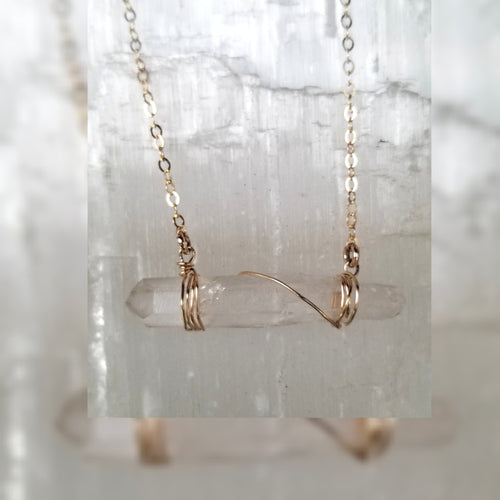 Crystal Bar Necklace