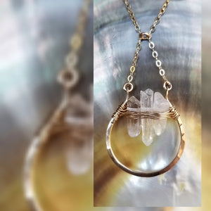 Crystal Cauldron necklace