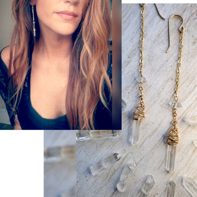 Crystal Drop Earrings