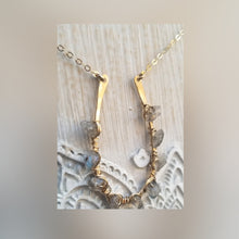 Labradorite Horseshoe necklace