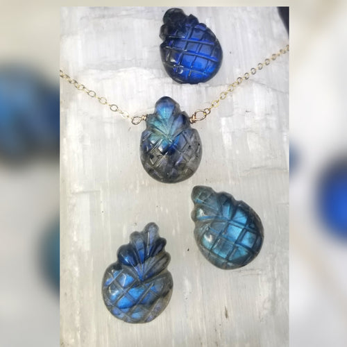 Labradorite Pineapple necklace