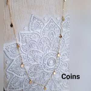 Long Coin Necklace