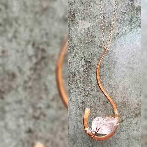 Herkimer Hook Necklace