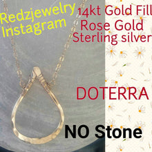 Doterra Water Drop Lava Rock necklace