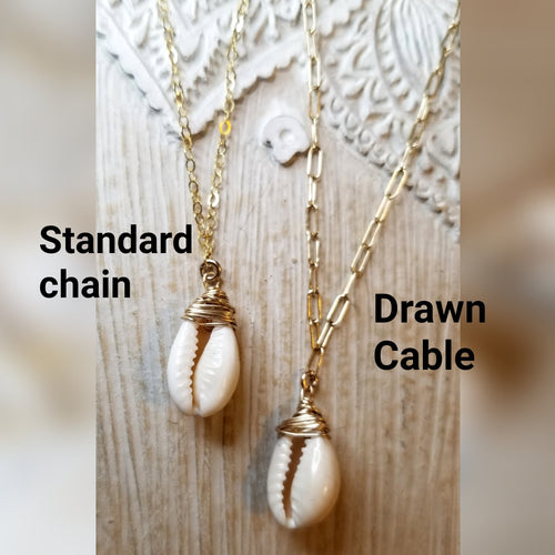 Cowrie shell necklace