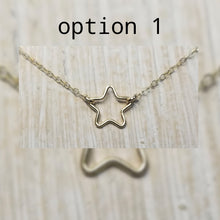 Mommy & Me Open Star Necklace Set