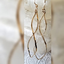 Twisted flame earrings