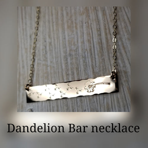 Dandelion Bar necklace