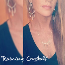 Raining crystal Earrings