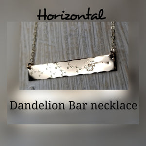 Dandelion Bar necklace