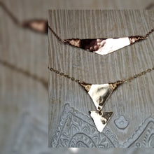 Wrapped Triangle Necklace