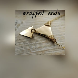Wrapped Triangle Necklace