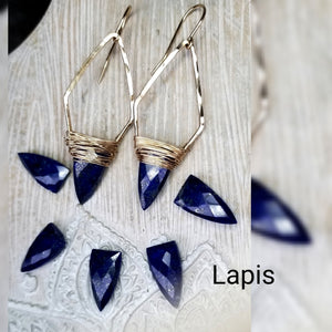 Lapis earrings
