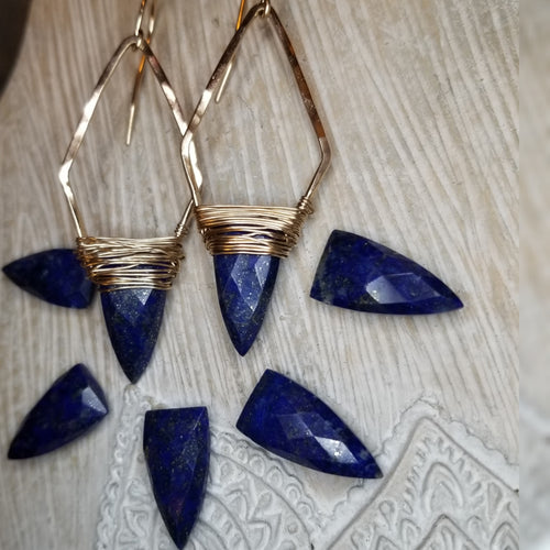 Lapis earrings