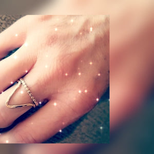 Stacked Triangle Ring