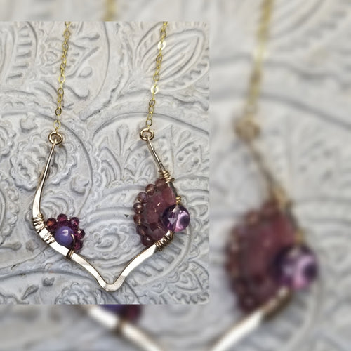 CUSTOM lotus necklace