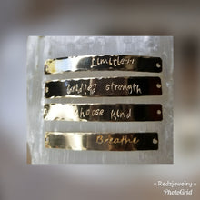 Personalized Bar Bracelet