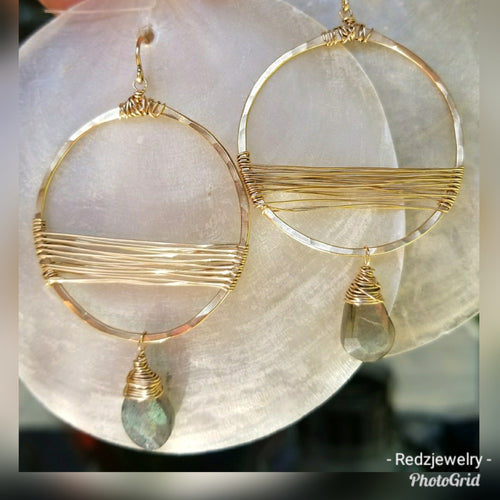 Wire wrapped hoops