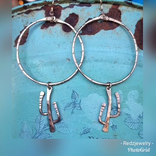 Desert Cactus Hoops