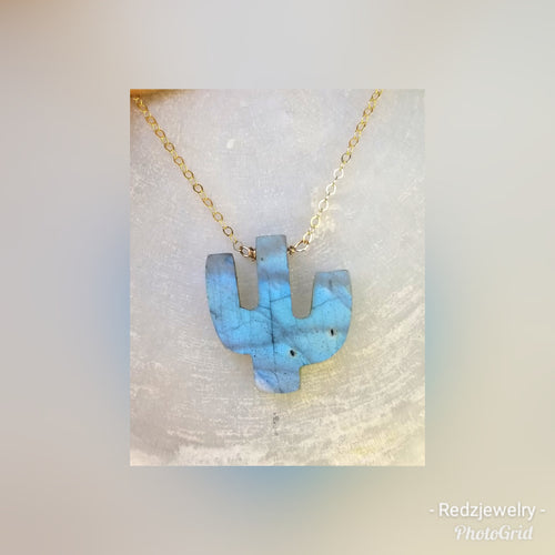Labradorite cactus