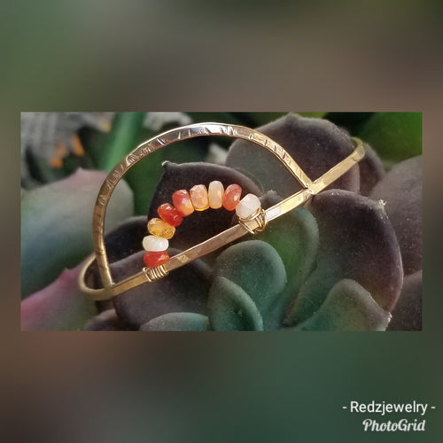 Sunset cuff bracelet