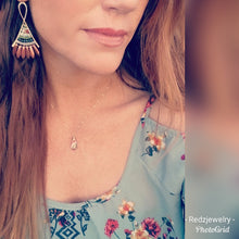 Copper fiesta earrings