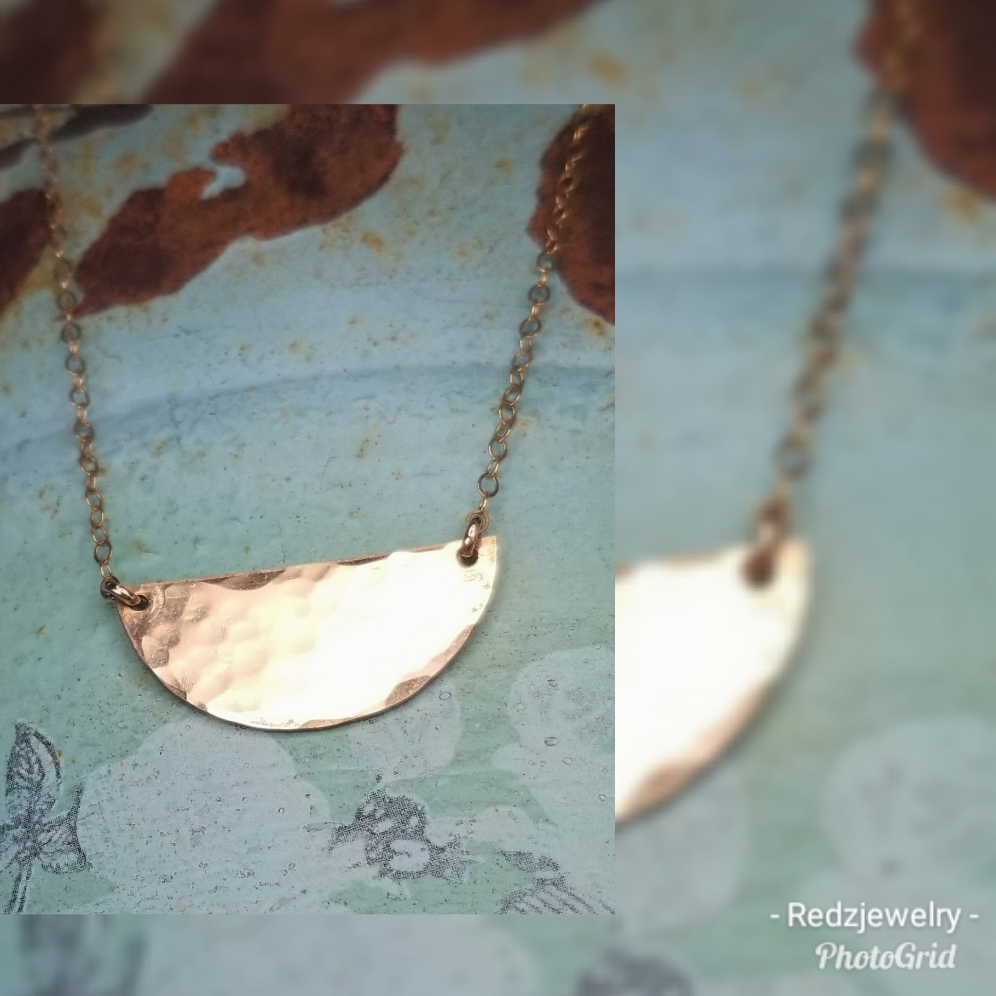 Half circle choker necklace – Redz Jewelry