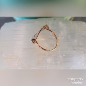 Hammered Coin Ring