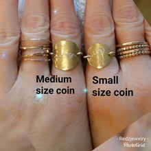 Personalized Coin Ring