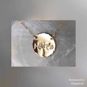 HOPE Coin Necklace