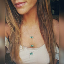 Turquoise Ladder Necklace