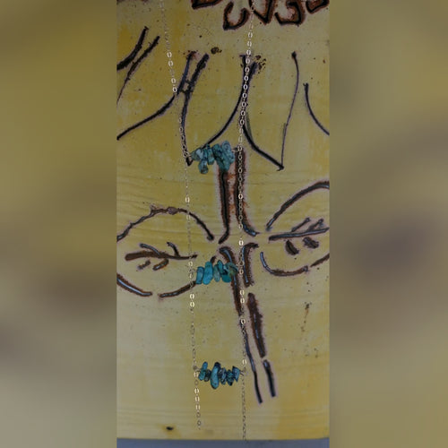 Turquoise Ladder Necklace