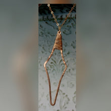Hammered Spear Head Necklace