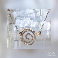 Circle Swirl Choker Necklace