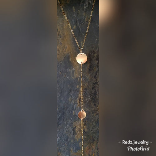 Customizable Minimalist Coin Necklace