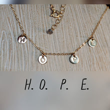 Hope 4 Coin necklace