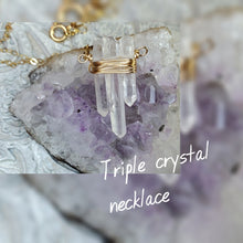 Triple crystal choker