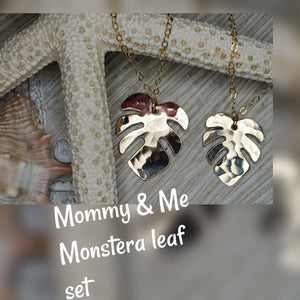 Mommy & Me Monstera leaf