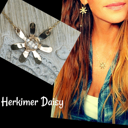 Herkimer Daisy Necklace