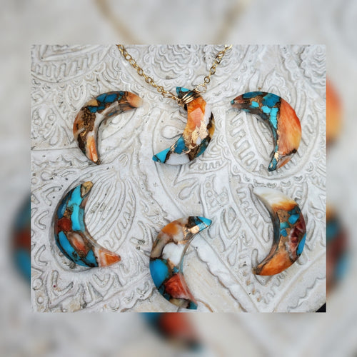 Oyster Turquoise Moon