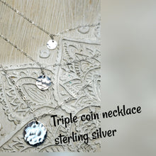 Triple Coin necklace