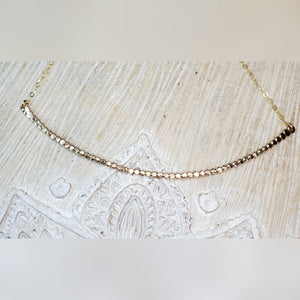 Beaded Wire Choker Necklace