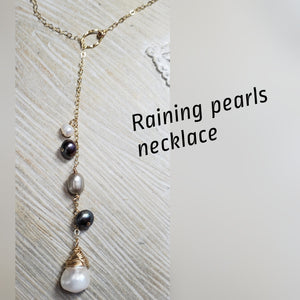 Raining Pearls necklace