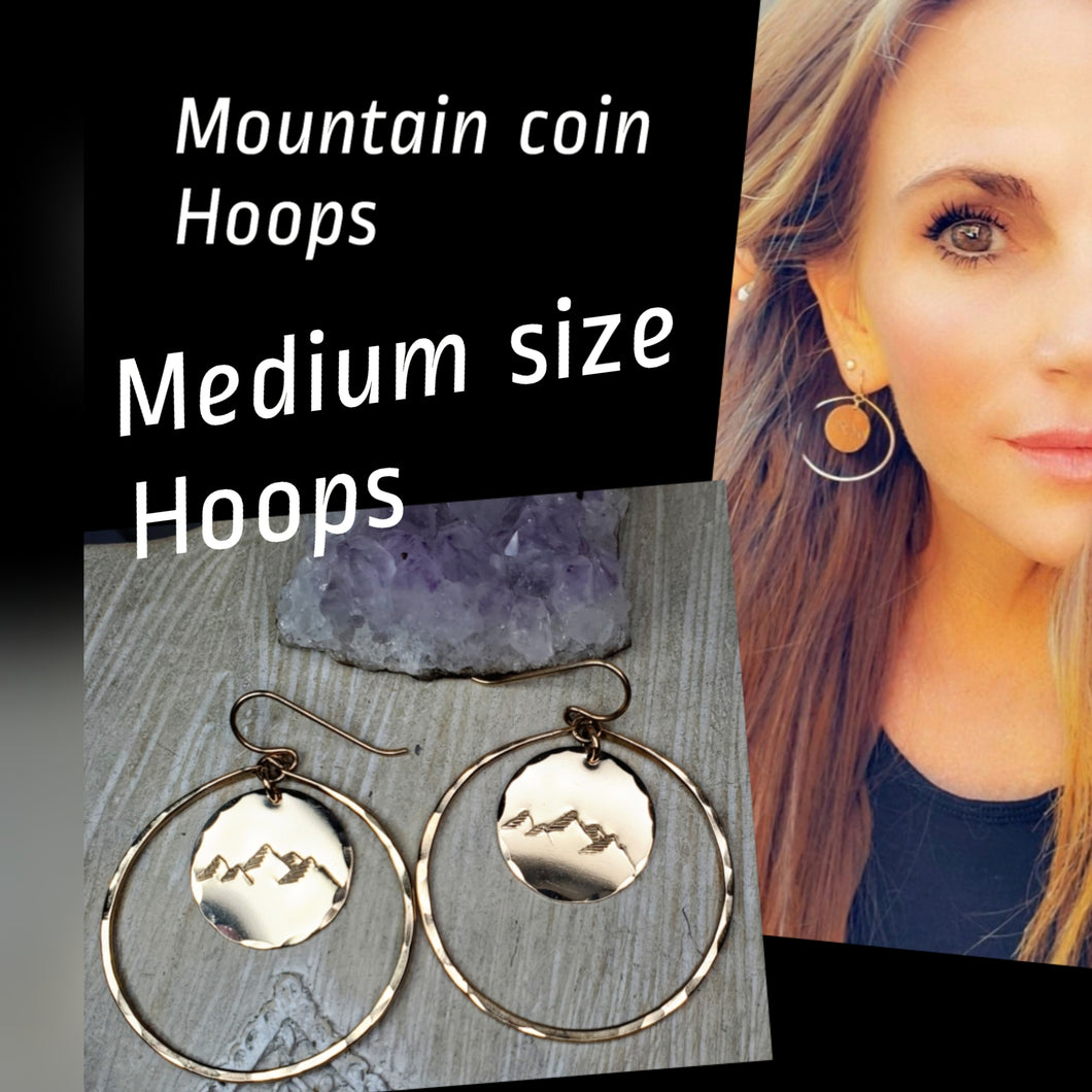 Mountain coin hoops