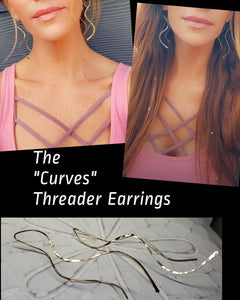 The Curves Threader Earrings