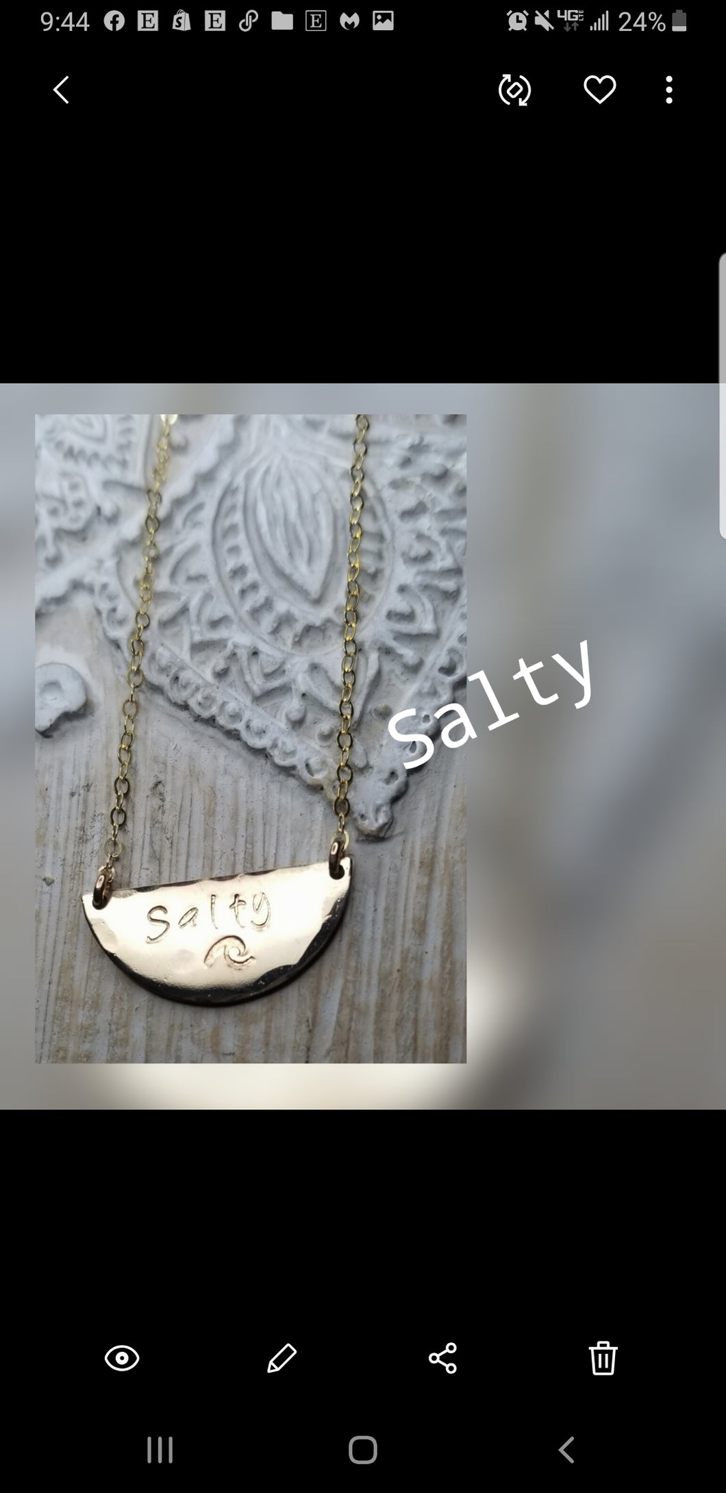 Salty necklace